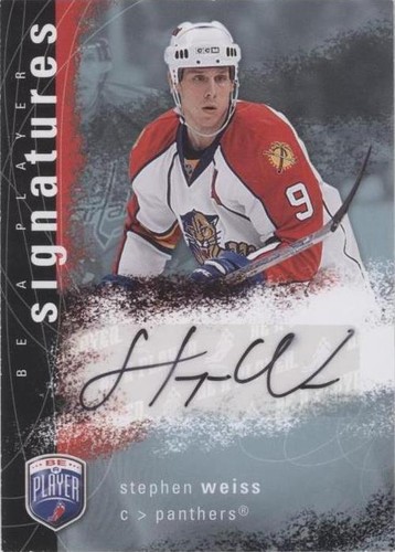 2007-08 Upper Deck Be a Player - Stephen Weiss #S-SW