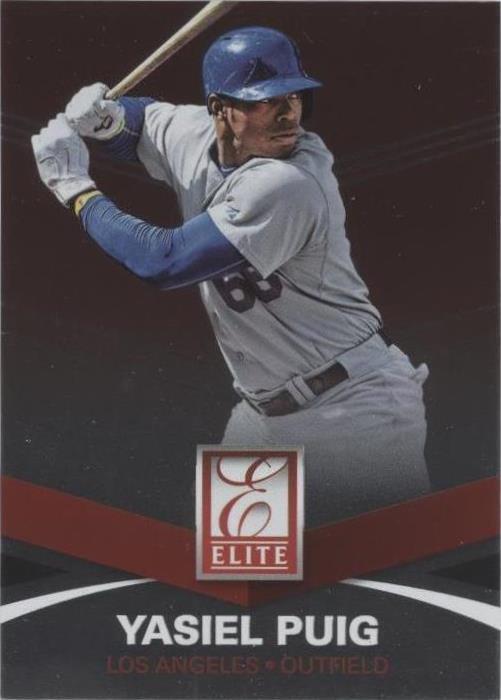 2015 Panini Elite - Yasiel Puig #47