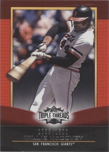 2011 Topps Triple Threads - Willie McCovey #17