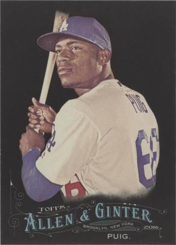 2016 Topps Allen & Ginter X - Yasiel Puig #319