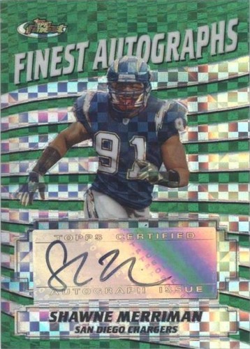 2005 Topps Finest Shawne Merriman #FA-SM
