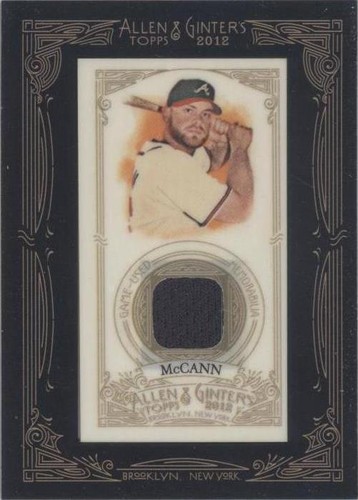 2012 Topps Allen & Ginter's - Brian McCann #AGR-BM