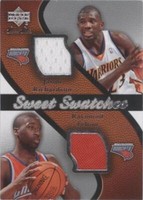 2007-08 Upper Deck Sweet Shot - Jason Richardson/Raymond Felton #SW-RF