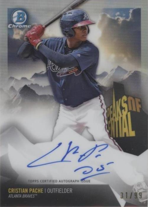 Las mejores ofertas en 2018 Bowman - Cristian Pache #CPA-CP | eBay