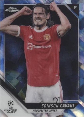 2021-22 Topps Chrome UCL Sapphire Edition Edinson Cavani #139