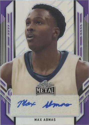 2021-22 Leaf Metal - Max Abmas #PA-MA1