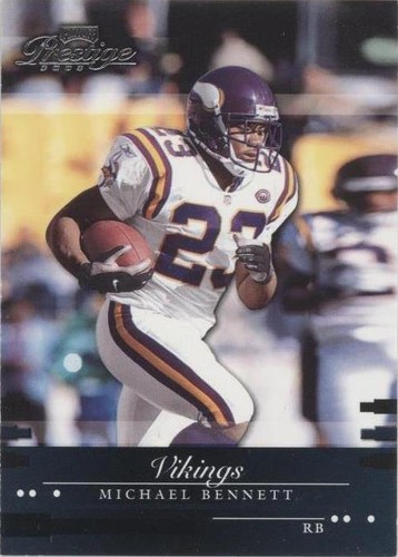 2002 Playoff Prestige Michael Bennett #80
