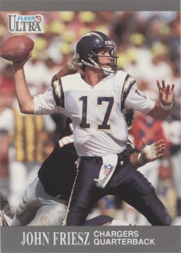 1991 Fleer Ultra Update John Friesz #U-82