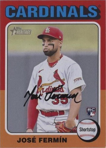 2024 Topps Heritage - Jose Fermin #322