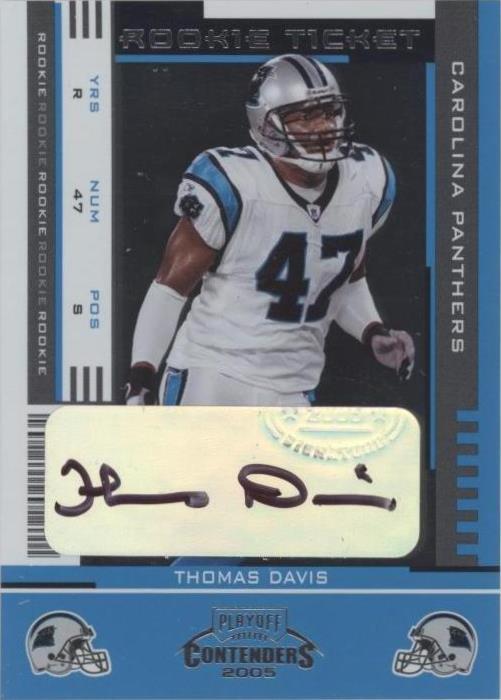 2005 Playoff Contenders Thomas Davis #177