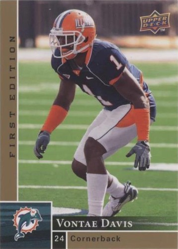 2009 Upper Deck First Edition Vontae Davis #167