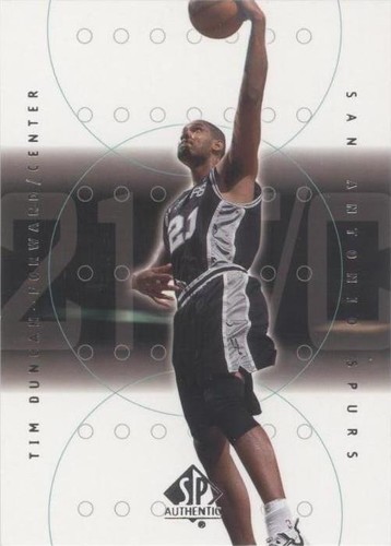 2000-01 SP Authentic - Tim Duncan #73