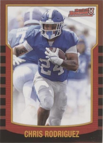 2021-22 Bowman University Chris Rodriguez Jr. #2KB-19