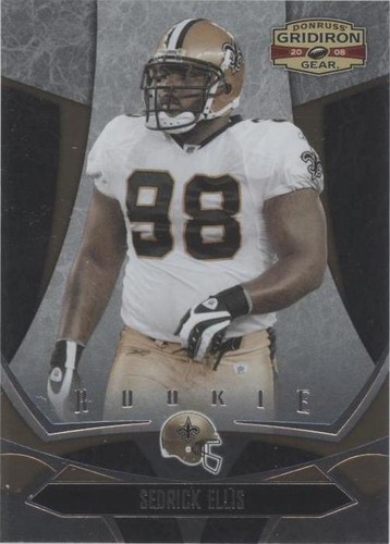 2008 Donruss Gridiron Gear Sedrick Ellis #187