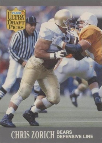 1991 Fleer Ultra Chris Zorich #298