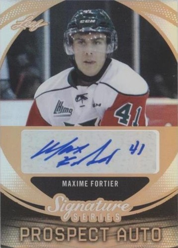 2015 Leaf Signature Series - Maxime Fortier #SP-MF1