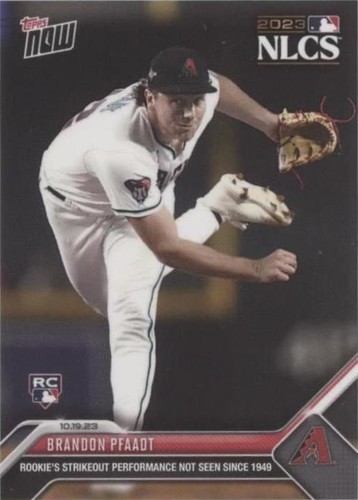 2023 Topps Now - Brandon Pfaadt #1018
