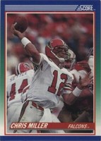 1990 Score Chris Miller #70