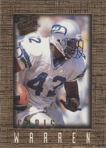 1996 Fleer Ultra Sensations Chris Warren #96