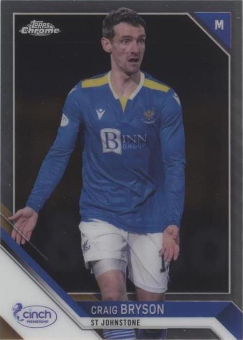 2021-22 Topps Chrome SPFL Scottish Premier League Craig Bryson #57