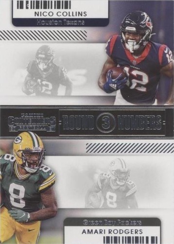 2021 Panini Contenders Amari Rodgers Nico Collins #RN-NCO