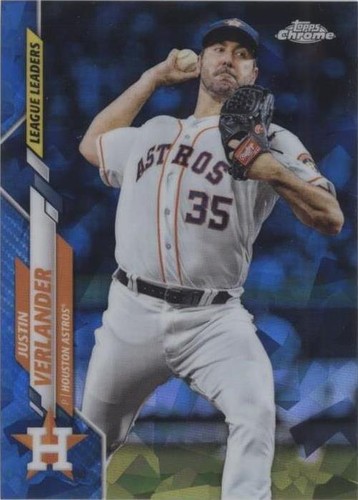 2020 Topps Chrome Sapphire Edition - Justin Verlander #232