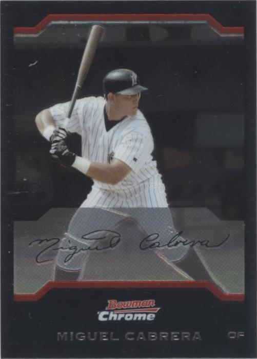 Bowman Chrome 2004 - Miguel Cabrera #61