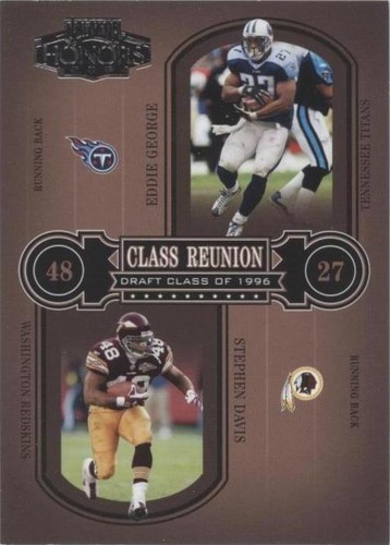 2004 Playoff Honors Eddie George Stephen Davis #CR-8