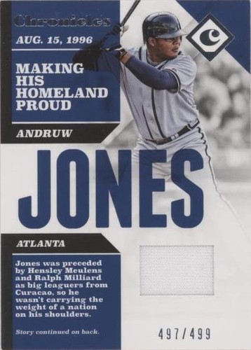 2017 Panini Chronicles - Andruw Jones #CS-AN
