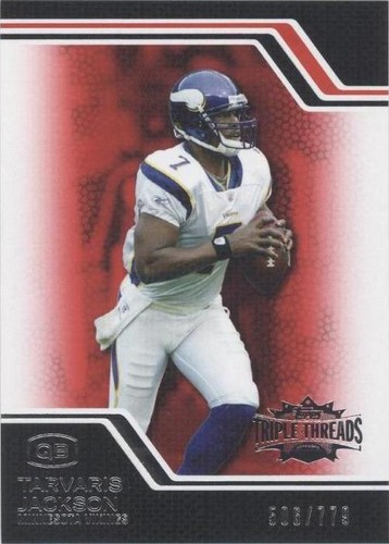 2008 Topps Triple Threads Tarvaris Jackson #20