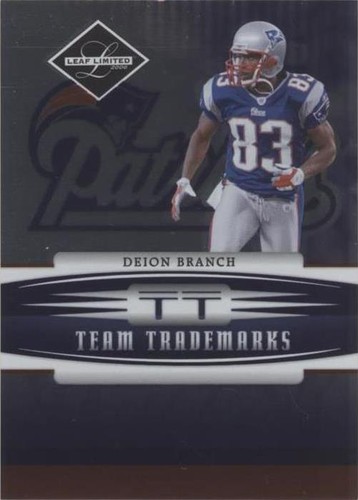 2006 Leaf Limited Deion Branch #TT-24