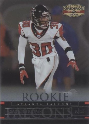 2007 Donruss Gridiron Gear David Irons #128