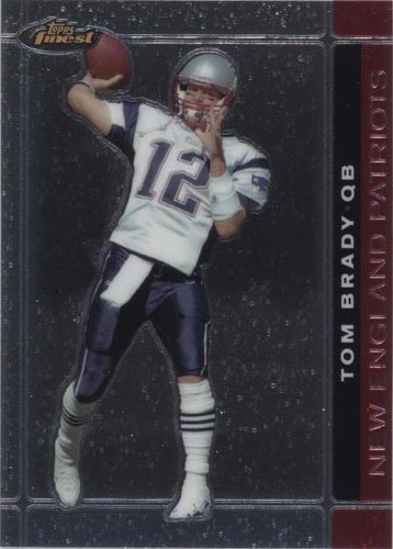 2007 Topps Finest Tom Brady #8