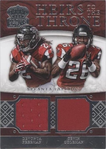 2015 Panini Crown Royale Devonta Freeman Tevin Coleman #HT-DFTC