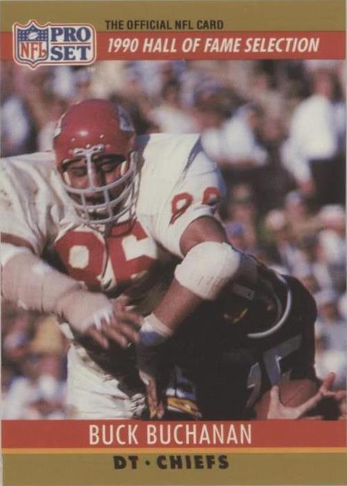 1990 Pro Set FACT Cincinnati Buck Buchanan #23