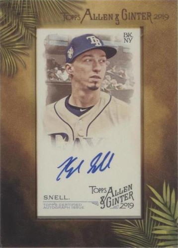 2019 Topps Allen & Ginter - Blake Snell #MA-BSN