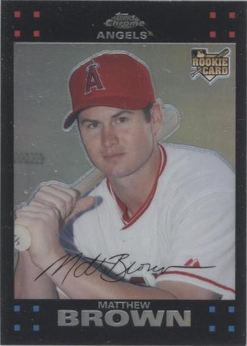 2007 Topps Updates & Highlights - Matthew Brown #TRC34