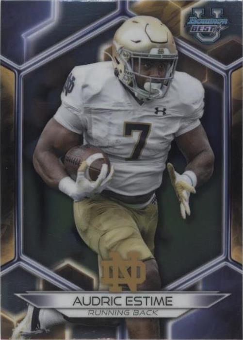 2023 Bowman's Best University Audric Estime #59