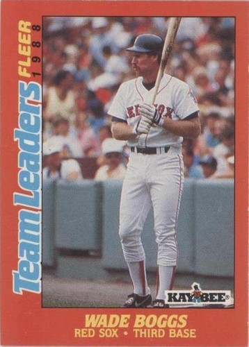 1988 Fleer Kay Bee Toys Team Leaders - Wade Boggs #2