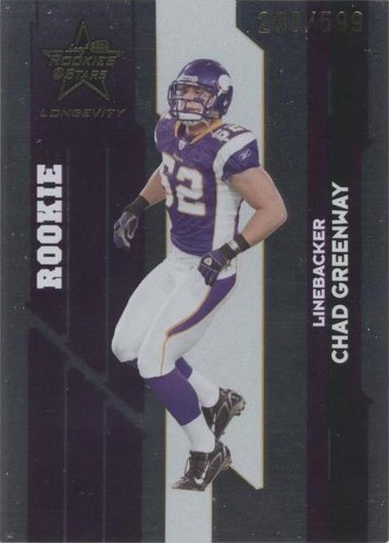 2006 Leaf Rookies & Stars Longevity Chad Greenway #248