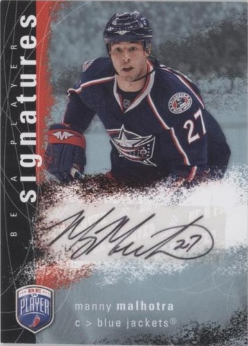 2007-08 Upper Deck Be a Player - Manny Malhotra #S-MA