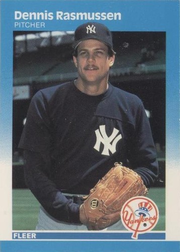 1987 Fleer - Dennis Rasmussen #110