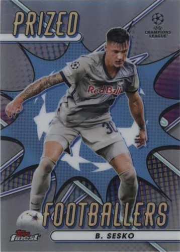 2022-23 Topps Finest UEFA Club Competitions Benjamin Sesko #PF-12