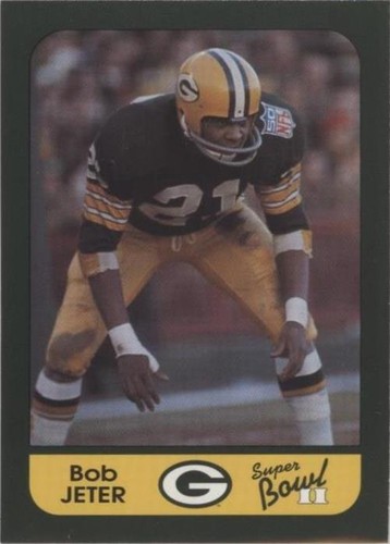1991 Champion Cards Green Bay Packers Super Bowl II 25th Anniversary Bob Jeter #24