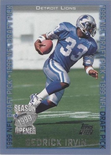 1999 Topps Season Opener Sedrick Irvin #148