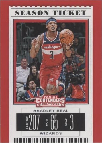 2019-20 Panini Contenders Draft Picks - Bradley Beal #5