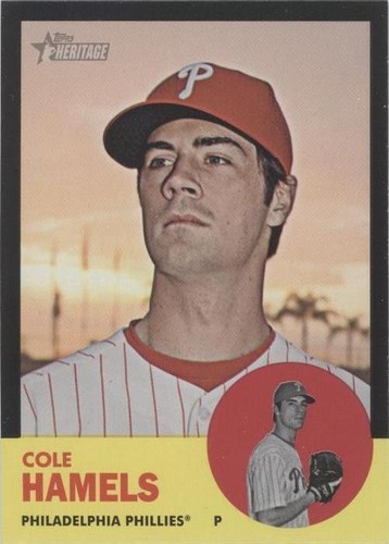 2012 Topps Heritage - Cole Hamels #HP48