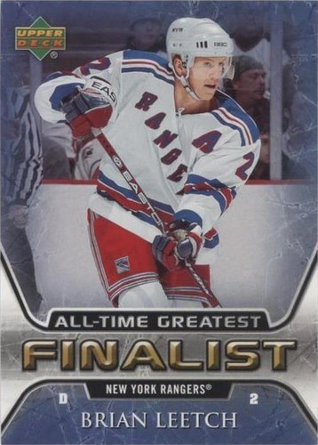 2005-06 Upper Deck NHL Finalist - Brian Leetch #40