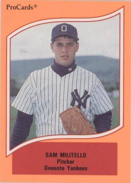 1990 ProCards A & AA Minor League Stars - Sam Militello #176