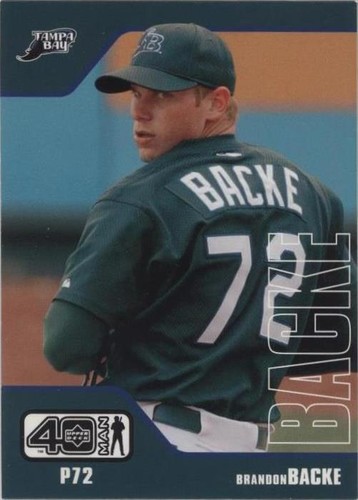 2002 Upper Deck 40 Man - Brandon Backe #130